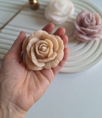 تصویر شمع گل رز هلندی 