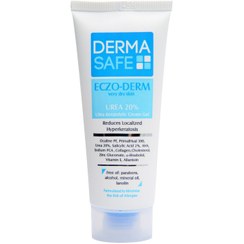 تصویر کرم ژل مرطوب کن نده درماسیف (Derma Safe) حاوی اوره 20% مناسب پوست بسیار خشک و اگزمایی وزن 40 گرم مرطوب کننده و آبرسان