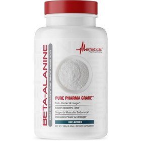 تصویر بتا آلانین متابولیک 100 گرم Metabolic Beta Alanine 