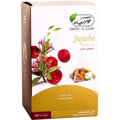 تصویر دمنوش میوه ای عناب مهرگیاه بسته 18 عددی Mehre Giah Jujube Fruit Tea Pack of 18