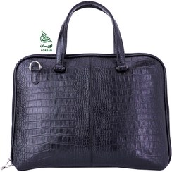 تصویر کیف اداری چرمی سورنا مشکی 