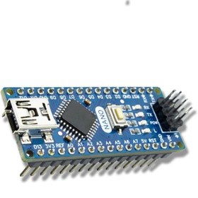 تصویر برد توسعه Arduino Nano CH340 با رابط Mini USB 