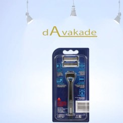 تصویر خودتراش سه لبه یدک دار مردانه DORCO دورکو TRA4002 