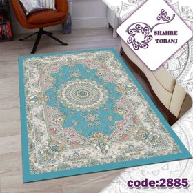تصویر روفرشی کشدار طرح فرش کد 2885 