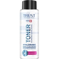 تصویر تونر مناسب پوست نرمال تا خشک تراست The toner is suitable for normal to dry skin