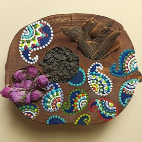 تصویر دمنوش چای سبز چوب دارچین غنچه گل محمدی 