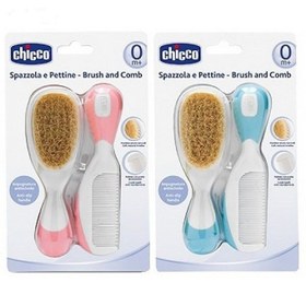 تصویر ست برس و شانه نوزاد چیکو اصلی ا Chicco Brush and Comb Chicco Brush and Comb