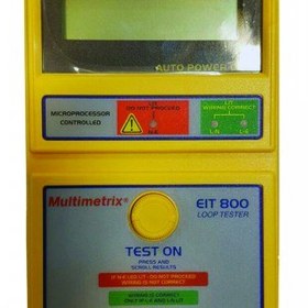 تصویر تستر لوپ و جریان اتصال کوتاه مدل EIT800 مولتی متریکس Multimetrix EIT800 Loop Impedance And Short Circuit Current Tester