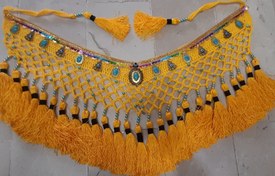 تصویر سینه بند منگوله ابریشم 