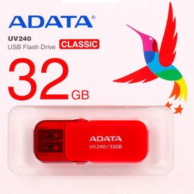 تصویر فلش مموری ای دیتا مدل یو وی 240 با ظرفیت 32 گیگابایت ا UV240 32GB USB 2.0 Flash Memory UV240 32GB USB 2.0 Flash Memory