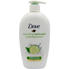 تصویر مایع دستشویی کرمی داو اروپایی Dove رایحه خیار و چای سبز حجم 250 میل 