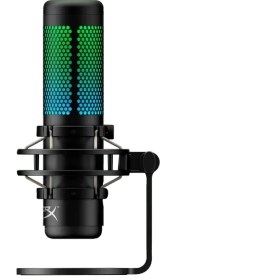 تصویر میکروفون گیمینگ هایپر ایکس مدل HyperX QuadCast S Black 