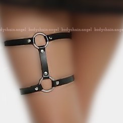 تصویر رانبند چرم / ران بند گارتر فانتزی 