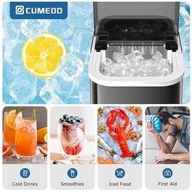 تصویر ماشین یخ ساز رومیزی قابل حمل برند CUMEOD 