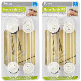 تصویر قفل درب کابینت پویا مدل Home Safety Kit دو بسته 2 عددی 