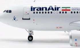 تصویر ماکت هواپیما ایرباس ۳۱۰ هواپیمایی ایران ایر Inflight 1:200 Airbus A310-304 Iran Air EP-IBK 