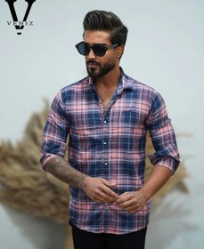 تصویر پیراهن چهارخانه مردانه men's shirt