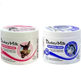 تصویر کرم سفید کننده و آبرسان پوست Cream donkey milk