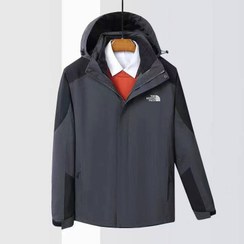 تصویر کاپشن دوپوش کوهنوردی و استفاده روزمره برند The North Face The North Face