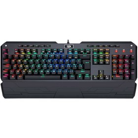 تصویر کیبورد ردراگون Keyboard Redragon K555 Indrah RGB Keyboard Gaming Redragon K555 RGB