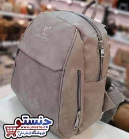 تصویر مینی کوله دخترانه فانتزی کوچک دانشجویی جدید LV کد 1104 backpack little zanjir dar code 140177