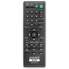 تصویر کنترل دی وی دی سونی SONY DVD مدل RMT-D197A 