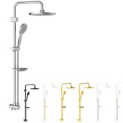 تصویر شودر مدل دلتا (دلکو) کروم (Delko) Shouder shower set model Delta