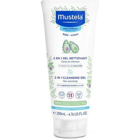 تصویر شامپو 2در1 موستلا سر و بدن 200 میل (100% اورجینال) Mustela 2in1 gel nettoyant