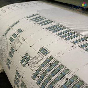 تصویر پلات رنگی کاغذ تحریر 