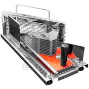 تصویر اسلایسر دستی ۱۰ تیغه استیل کشویی 