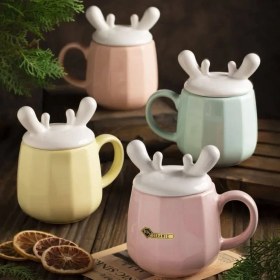 تصویر ماگ گوزن رنگی 