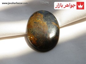 تصویر نگین عقیق خزه ای کد 125396 