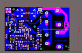 تصویر فایل pcb آلتیوم برد محافظ برق کولر گازی 30 تا 80 آمپر 