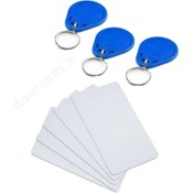 تصویر تگ جاسوئیچی و کارت RFID 