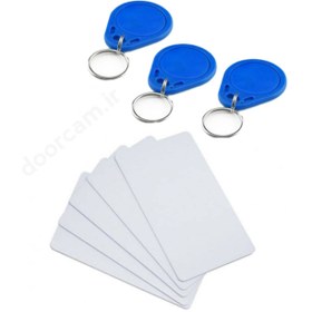 تصویر تگ جاسوئیچی و کارت RFID 