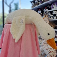 تصویر عروسک اردک خوابیده 110 سانت 