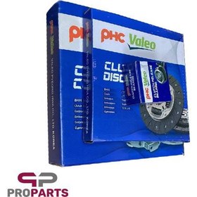 تصویر دیسک و صفحه تیبا۲۱۵ میلی والئو آبی کره اصل سه تیکه PHC valeo Tiba 215 mm