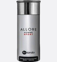تصویر اسپری بایلندو (Bai Lando) مدل Allore Homme Sport حجم 200 میلی لیتر ا بادی اسپلش بادی اسپلش