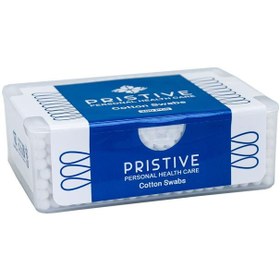 تصویر گوش‌ پاک‌کن پریستیو 200 عددی PRISTIVE COTTON SWABS, 200 PCS