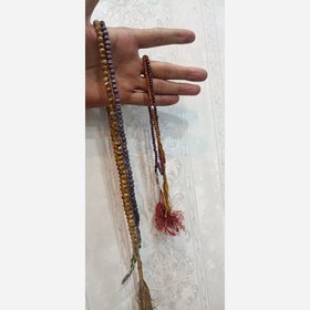 تصویر تسبیح سنگی 5 عدد یک جا 