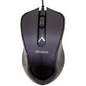 تصویر ماوس سیمی سیبراتون | Mouse SM1150 - مشکی / گارانتی ۱۲ ماهه داده پرداز رایانه متین 