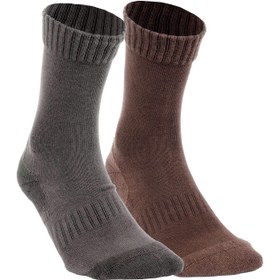 تصویر جوراب شکار سولوگناک - 2 جفت Solognac Hunting Socks - 2 Pairs - ACT 100 