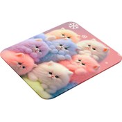 تصویر ماوس پد طرح گربه کیوت مدل پیشی فانتزی 