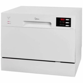 تصویر ماشین ظرفشویی رومیزی مدیا مدل Midea MCFD55320w Dishwasher Midea MCFD55320W