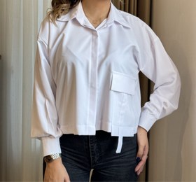 تصویر شومیز جیب دار pocket blouse