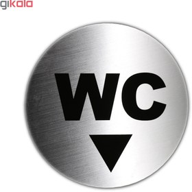 تصویر تابلو نشانگر دلفین طرح wc کد 63 