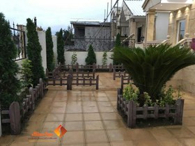 تصویر نرده طرح چوب 