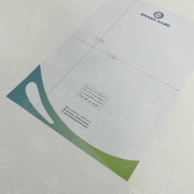 تصویر سربرگ رنگی کتان 120 گرم 