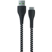 تصویر کابل تبدیل USB به USB-C تسکو مدل TC C201 طول 1 متر ا TSCO TC C201 Charging&Transmission Cable TSCO TC C201 Charging&Transmission Cable