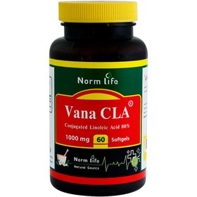 تصویر کپسول ژلاتینی نرم وانا سی ال ای نورم لایف 60عدد | normlife vana cla softgels 